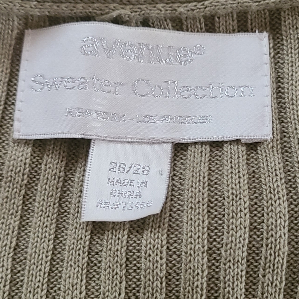 Green Ribbed Sweater - Picture 9 of 9